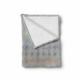 thumbnail image 2 of Ethnic Soft Flannel Fleece Blanket, Abstract Orient Pattern Continuing Native Details Ornamental Rhombus Color Changes, Cozy Plush for Indoor and Outdoor Use, 50" x 60", Multicolor, by Ambesonne, 2 of 6