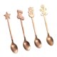 thumbnail image 5 of Juego de cucharas de Metal de Navidad de acero inoxidable 4x, cubiertos de fiesta de Navidad, cucharas de postre de 5 pulgadas, cucharaditas de postre , BLESIY cuchara de café, 5 of 8
