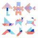 thumbnail image 2 of Multicolor Rompecabezas de en Bloques de Tangram para Niños, 2 of 9