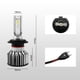 thumbnail image 4 of Kit de Bombillas De Delanteros SLIVERY S6 60W 7600LM Coche Reemplazo De Faro 6000K Perfecl, 4 of 8
