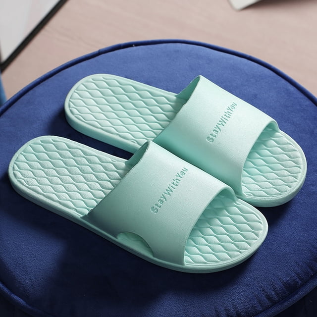 Sandalias de mujer cómodas para el hogar moldeadas por inyección de plástico para parejas, sandalias de interior con punta suave para hombres