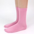 thumbnail image 5 of Womens Combed Cotton Color Thin socks Viscose- Breathable Soft Crew Casual Socks Comfort Gift 4 Pairs, 5 of 6