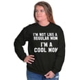 thumbnail image 3 of Funny Not Regular I'm A Cool Mom Joke Women Plus Size Crewneck Sweatshirt Brisco Brands 5X, 3 of 5