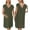 Army Green, variant on Labor and Delivery Gown for Hospital Maternity Nursing Nightgown Sleepwear for Breastfeeding V Neck Nightshirt Sleeping Dress