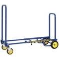 Rock-N-Roller R2RT Micro 8-in-1 Folding Multi-Cart - Telescopes 26" To 39", 350 Lb Capacity, Hand Truck/Dolly/Platform Cart