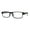 Slate +1.00, variant on Mens Classic Rectangle Wood Grain Spring Hinge Arm Plastic Reading Glasses Slate +1.0