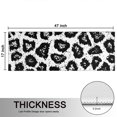 thumbnail image 5 of Kitchen Rugs Sets Of 2,Black Leopard Pattern Anti Fatigue Kitchen Mat Rugs Non Slip Washable,Decorative Kitchen Floor Mats for Kitchen,Sink,Laundry,17"X47", 5 of 5