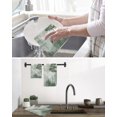 thumbnail image 5 of Boho Pines Kitchen Dish Towels for Drying Dishes Set of 2, Fogged Mist Forest Sage Green Mountain Vintage Waffle Weave Microfiber Hand Tea Bathroom Towels Quick Dry & Absorbent Towel 12x12, 5 of 6