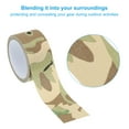 thumbnail image 3 of Uxcell Camouflage Tape 2" x 5.5 Yards, Self Adhesive Protective Camo Tape Wrap Waterproof Bandage, Light Camo, 3 of 5