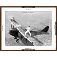 thumbnail image 5 of Art.com Daredevils Playing Tennis on a Biplane Photographic Print, Brown Frame Wall Art, 29" x 23", 5 of 5