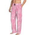 thumbnail image 2 of Daiia Breast Cancer Awareness Men's Sleep Pant with Pockets and Drawstring,Pajama Pants-Medium, 2 of 9