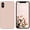 Pink Sand, variant on Case for iPhone X/iPhone Xs Liquid Silicone Gel Rubber Phone Case,iPhone X/iPhone Xs 5.8 Inch Full Body Slim Soft Microfiber Lining Protective Case (Stone)