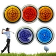 Relatively Golf Ball Marker Round Cap Clip Mark with Level Function for