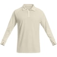 thumbnail image 5 of Men's Swim Shirts Long Sleeve Golf Polo Shirts for Men Quick Dry UPF 50+ Sun Protection Polos Casual Collared Shirts with Thumb Holes Big and Tall Size M-3XL Khaki, 5 of 9