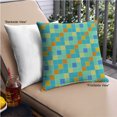 thumbnail image 2 of Ahgly Company Indoor Square Patterned Throw Pillow, 18 inch by 18 inch, 2 of 6