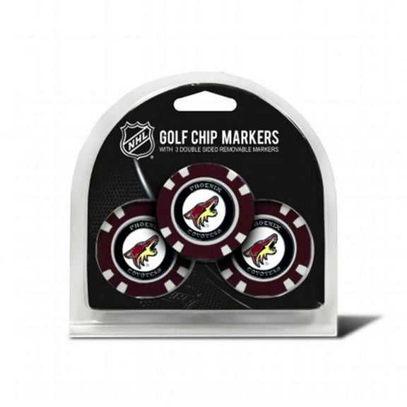 Team Golf NHL UTAH MAMMOTH 3 Pack Golf Chip Ball Markers