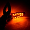 thumbnail image 2 of Señales de giro 2 uds. Indicadores de luz LED de intermitente universales para motocicleta lámpara de luz intermitente ámbar 12 cuentas LED, 2 of 5