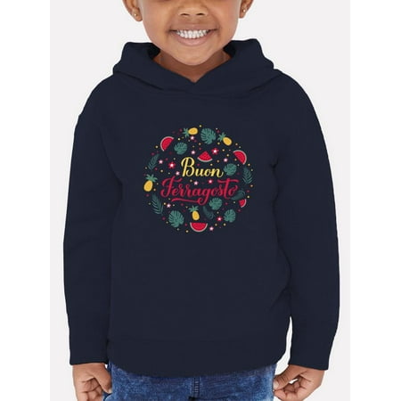 

Buon Ferragosto Fruits Wreath Hoodie Toddler -Image by Shutterstock 2 Toddler