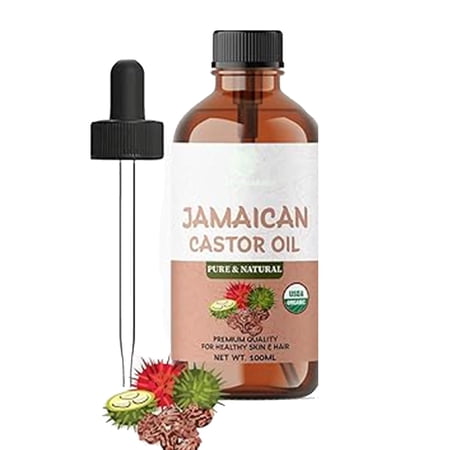ABBASI & CO Jamaican Black Castor Oil - Pure & Organic, Skin Hydration, Eyelash & Eyebrow Enhancement
