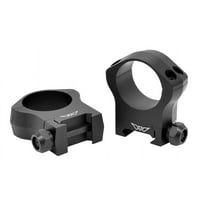 Warne 7215M Mountain Tech Ring Set 30mm Diam High 7075 T6 Aluminum Black Hardcoat Anodized