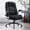 Black, variant on 400LBS Ergonomic Home Office Desk Chair with Flip-up Armrests, Fabric Executive Office Chair with Adjustable Lumbar Support, Lockable Wheels, High Back Computer Chair for Home Office