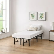 Mainstays 14 High Quad Fold Steel Platform Bed Frame, Twin XL