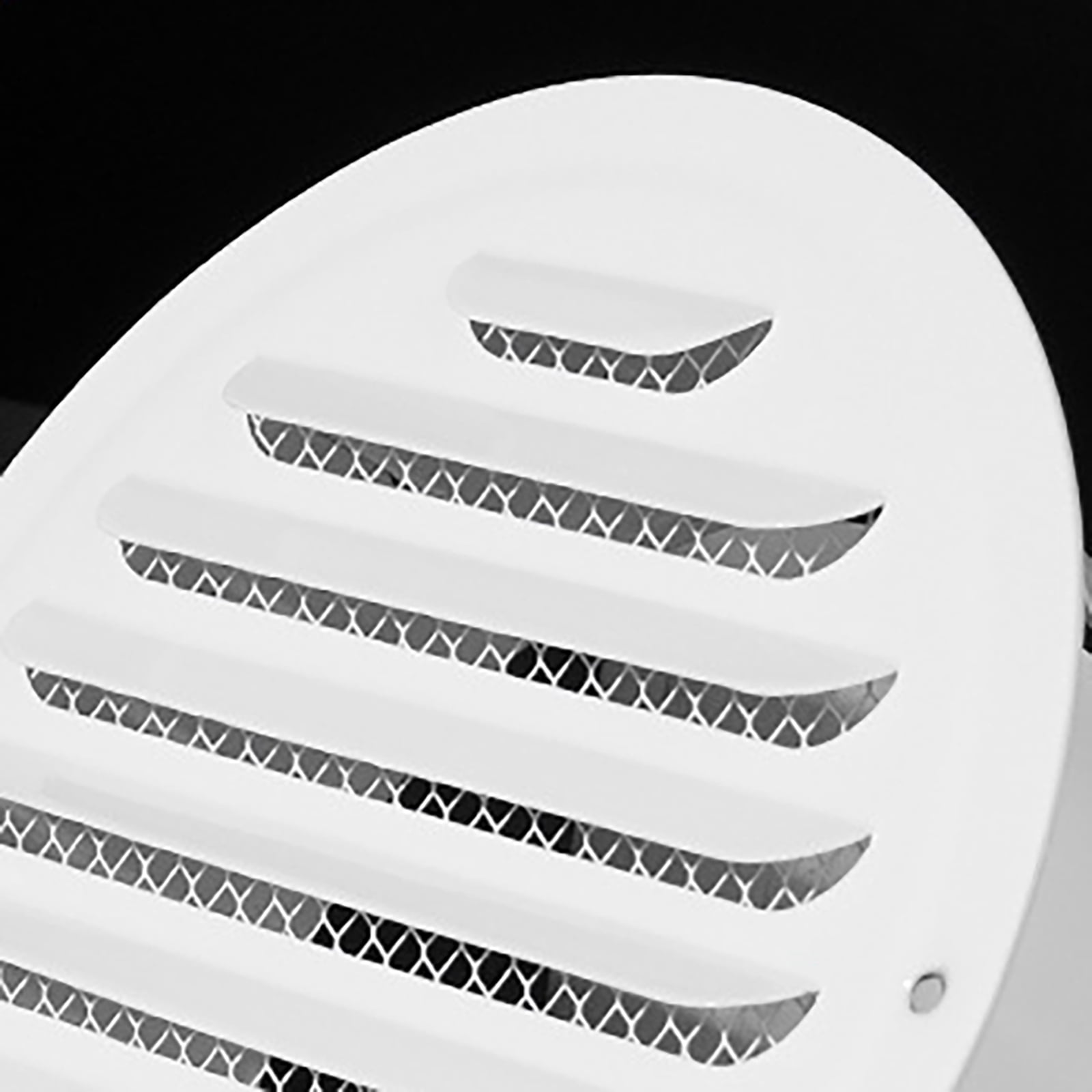 Stainless Steel Air Outlet Vent Louver Grille Covers with Screen Meshes Round Soffit Vent Dryer Vent Covers Enduring