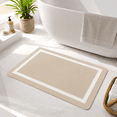 thumbnail image 2 of TRITEX Non Slip Microfiber Solid Bath Rug, 20" x 30" Mousse, 2 of 6