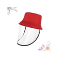 thumbnail image 1 of protective cap 1PC Protective Face Mask Detachable Transparent Face Guard Anti-saliva Sneeze Mask Soft Full Face Protective Mask Portable Protective Mask Caps for Kids Child, 1 of 6