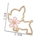 thumbnail image 3 of Broche Femenino Ganfancp Flor Ahuecada Wangxingren Perro Exquisito Lindo Temperamento Pin, 3 of 7