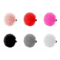 thumbnail image 2 of Plush Ball Ponytail Holder Headband Hair Rope Scrunchie, 2 of 8