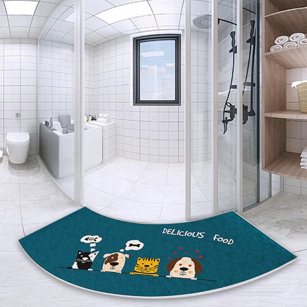 Alfombra de baño Macarena antideslizante respetuosa con el medio ambiente Estilo C