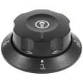 thumbnail image 1 of MOVTOTOP 1Pack Prevent Overheating Plastic Oven Knob Replacement For Deep Fryers 2.24X2.24X0.79In, 1 of 8