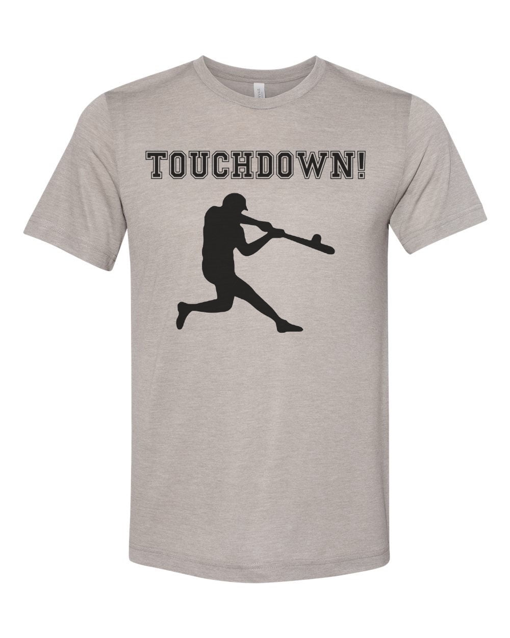 Popular Tee Touchdown Baseball T-Shirt - Sports & Wellness Tee