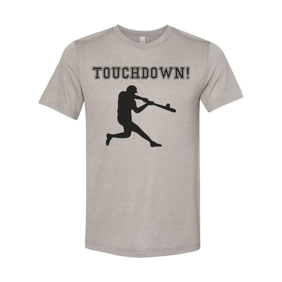 Touchdown Shirt, Touchdown Baseball, Funny Shirts, Unisex Fit, Baseball Shirt, Touchdown, Gift For Him, Gag Gift, Football Shirt, Funny T, Heather Stone, 2XL