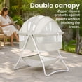 thumbnail image 3 of Dream On Me Karley Bassinet, Cool Gray, 3 of 9