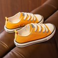 thumbnail image 4 of Zapatos de lona para niños, estilo coreano, con cordones, de caña baja, para niños y niñas, zapatos blancos para bebés, zapatos casuales de tela, 4 of 6