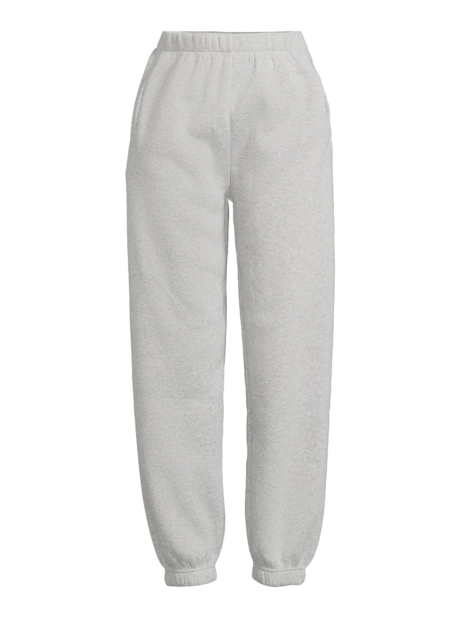 No Boundaries Pull On Fleece Joggers, 28" Inseam, Wlomen's and Women's Plus