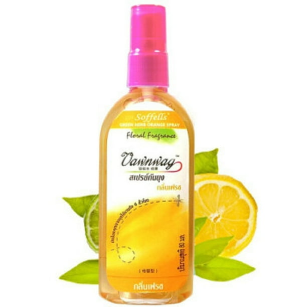 Tailandia Planta Repelente de Mosquitos Spray Repelente de Mosquitos Picaduras Líquido Adulto Niño Anti Picazón Mata Plagas Picaduras Picazón Al Aire Libre (Sabor a Naranja) brillar Electrónica
