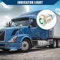 thumbnail image 2 of Unique Bargains 2 Pcs Interior Indicator Light Inner LED Signal Lamp for Car Truck Boat Durable 0.47' Green, 2 of 8