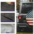 thumbnail image 6 of Retro American Flag Spare Tire Cover Fit for Jeep RV Truck SUV Travel Camper Trailer 14",15",16",17",Waterproof and Dustproof Protection Tires, 6 of 10