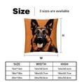 thumbnail image 5 of Shepherd Dog Elegant Velvet Throw Pillows with Unique Patterns for Chair Pillow Covers & Throw Pillow - Set of 2, Available in 16x16, 18x18, & 20x20 inches for, 5 of 6