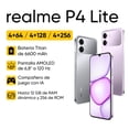 thumbnail image 3 of Realme P4 Lite 4GB RAM 128GB ROM Batería 6600mAh,Pantalla 6.8" 120 HZ, Android 16 Celular Desbloqueado, Gris, 3 of 10
