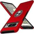 thumbnail image 6 of 360 Rotating Ring Grip Hybrid Case for Google Pixel 8 Pro - Red, 6 of 6