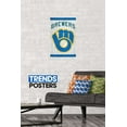 thumbnail image 2 of MLB Milwaukee Brewers - Retro Logo Wall Poster, 14.725" x 22.375", 2 of 3