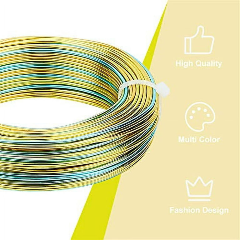 Multicolor Jewelry Craft Aluminum Wire (15 Gauge 136 Feet