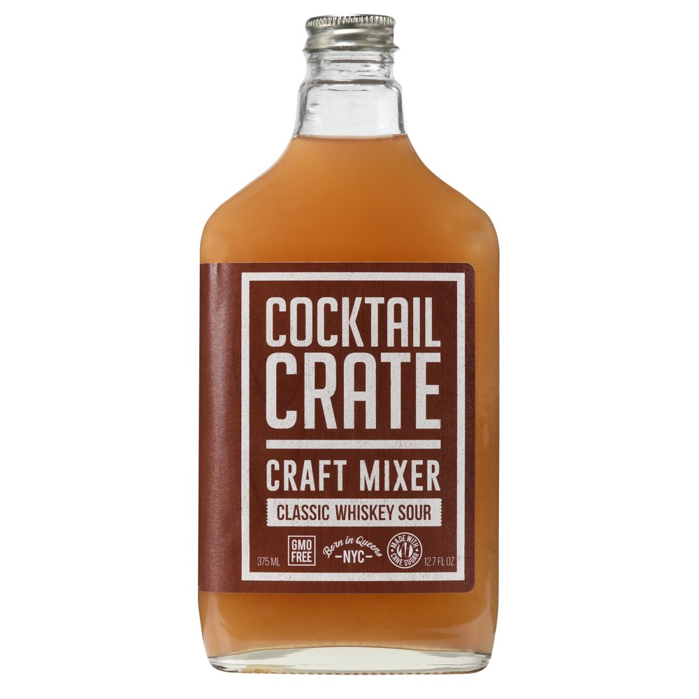 Cocktail Crate Classic Whiskey Sour Craft Mixer, 375 mL