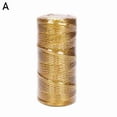 thumbnail image 1 of 100m*1.5mm Macrame Cord Rope Ribbon Crafts DIY Gold Silver Rope String For Sewing Twine Twisted U4M0, 1 of 6