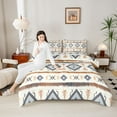 thumbnail image 4 of Castle Fairy Minimalist Aztec Queen Comforter Set,Boho Vintage Bedding Comforter Set, 4 of 8
