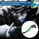 thumbnail image 3 of Palancas de freno y embrague cortas/largas únicas para Kawasaki ZX6R 2019-2025, palanca de freno ajustable de aleación de aluminio, mango verde con extremo negro, 1 par, 3 of 7